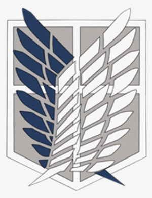 Purple Ostrich Feather Plume - Shingeki No Kyojin Logo