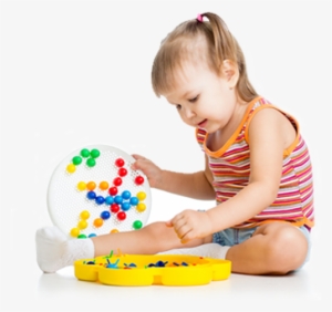 Preschool And Daycare Admission - Little Girl Playing With Toys