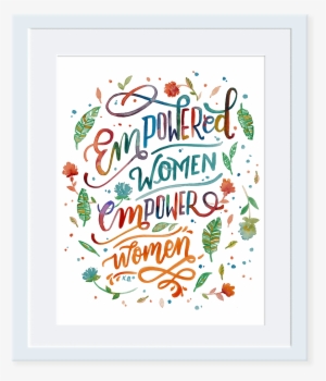 Empowered Women - Calligraphy