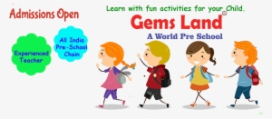 Gemsland Kids Preschool Franchise For Play School - Following Directions Clip Art