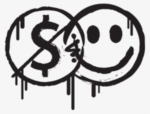 Broke & Happy Logo - Smiley