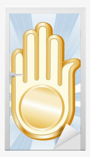 Golden Ahimsa, Icon Of The Jain Faith - Canvas Print