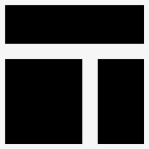 The Icon Has Two Shapes That Cross Each Other - Black-and-white