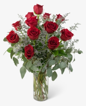 Elegance And Grace Dozen Roses - Flowers New