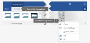 Crop To Fit Or Fill A Shape - Bijsnijden In Word 2017