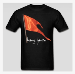 Being Hindu T Shirts, Hindu Flag, Flag Of Hindu T Shirt - T-shirt