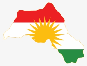 Kurdistan - Statehood - Kurdistan Map With Flag