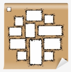 Collage Of Frames For Your Design Wall Mural • Pixers® - Marcos Para Fotos De Collage