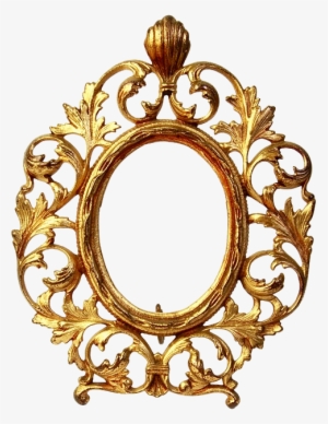 Gold Oval Frame Png - Oval Frame Gold