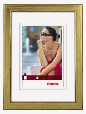 "guilia" Wooden Frame, Golden, 20 X 30 Cm - Dreveny Ram