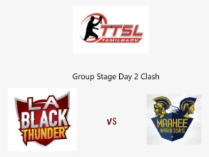 La Black Thunders Vs Maahee Warriors - Graphic Design