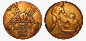 1924 Paris Gold, Silver, Bronze Medals - 1924 Olympic Gold Medal