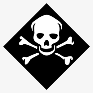 Skull And Cross Bones - Inhalation Hazard 6
