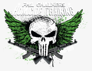 True Crime Writer - Punisher Skull