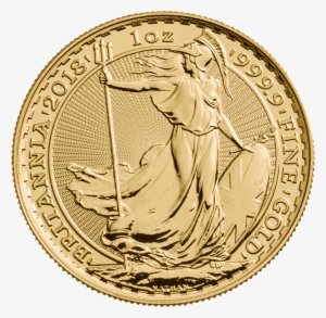 Waves At Her Feet - 1 Oz Gold Britannia 2018