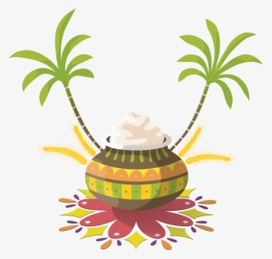 Png Layered Sankranti Pot Free Downloads - Happy Pongal