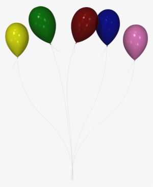 Birthday Celebration Background Png - Birthday Balloons Render