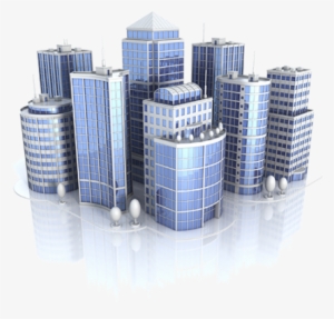 Cityscape Vector No Bg Small - Real Estate Vector Png