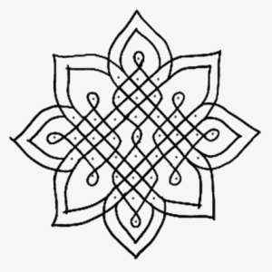 Related Wallpapers - Black N White Rangoli Patterns