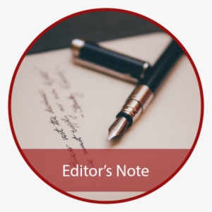 From The Editor's Desk - Editor's Note Png