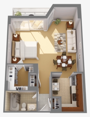 Efficiency Apartments In Chevy Chase Md Near Metro - Bedroom