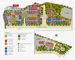 Site Plan - La Jolla Crossroads Apartments Map