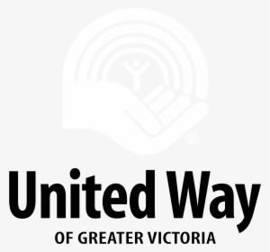 United Way Of Greater Victoria Logo Black And White - United Way 211 Card