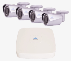 Montavue Home Security System 4 Channel Nvr W/ 4 4mp