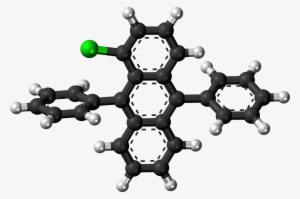 1 Chloro 9,10 Diphenylanthracene Molecule Ball