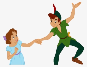 Wendy Y Peter Dcha - Peter Pan Y Wendy Volando