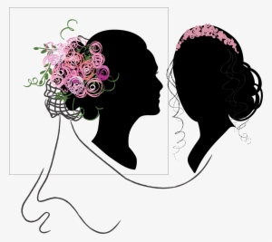 #brides #wedding # Bride #silhouette #marilynthomas - Illustration