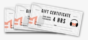 Studio Gift Certificates
