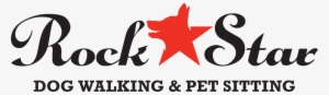 Rock Star Dog Walking & Pet Sitting Logo - Rock Star Text Png