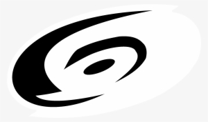 Carolina Hurricanes Logo Black And White - Circle
