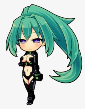 Green Heart V Gamipic - Hyperdimension Neptunia Next Green