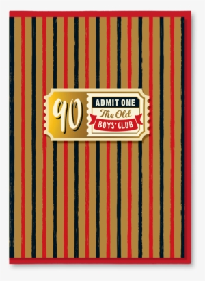 90 Admit One - Label