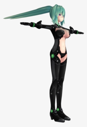 Download Zip Archive - Hyperdimension Neptunia Green Heart Mmd Dl
