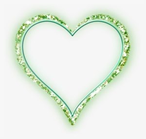 Transparent Glitter Heart