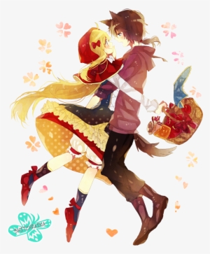 Everyone Knows The Story Of Little Red Riding Hood, - Anime Little Red Riding Hood And The Wolf