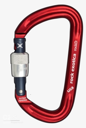 Rockd Screw-lock Carabiner - Rock Exotica Rockd Auto Lock Black