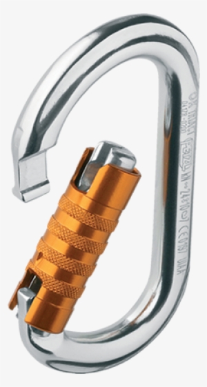 Petzl Ok Autolock Carabiner - Petzl M33 Tl Ok Oval Triact Gate Locking Karabiner