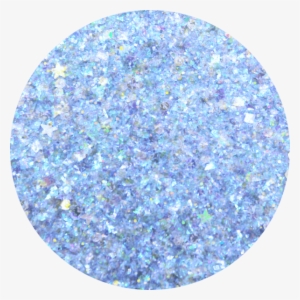D103 Ice Princess - Blue Glitter Transparent