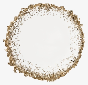 Gold Glitter Png Transparent Download - Glitter Circle Png