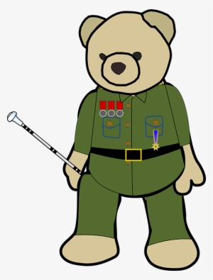 Military Medic Bear Cartoon Character Stock Vector - Field Marshal