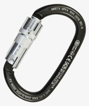 More Views - Kong 3 Stage Auto Lock Carbon Steel Carabiner (x-large)