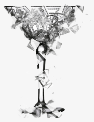 Efecto Copas Desintegrandose En Png - Portable Network Graphics