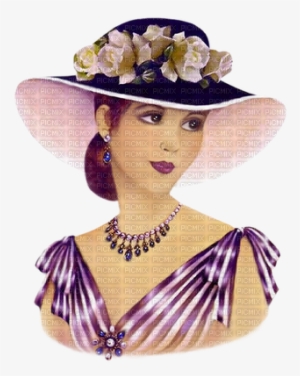 Lady, Frau, Femme, Woman, Vintage - Dibujos De Mujeres De Epoca