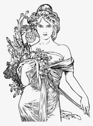 This Free Icons Png Design Of Elegant Vintage Woman