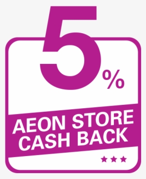 Get 5% Cash Back On The 20th Of Every Month At Aeon - Aeon Credit Pink