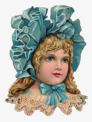 Vintage, Cute, Victorian, Girl, Woman, Antique, Page - Victorian Doll Scrap